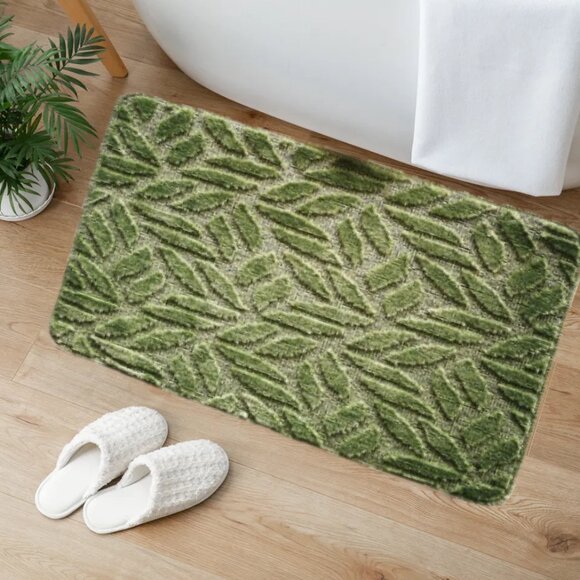 Windsor Green 18X30'' Accent Rug Non-Slip - Picture 2 of 6